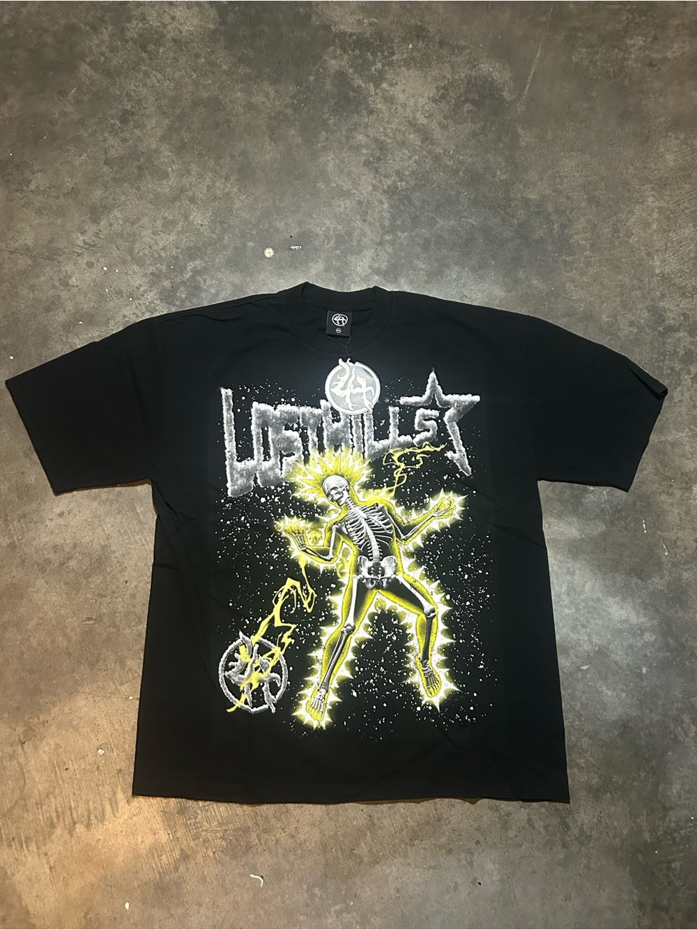 Lost Hills Electric Skeleton Graphic Tshirt